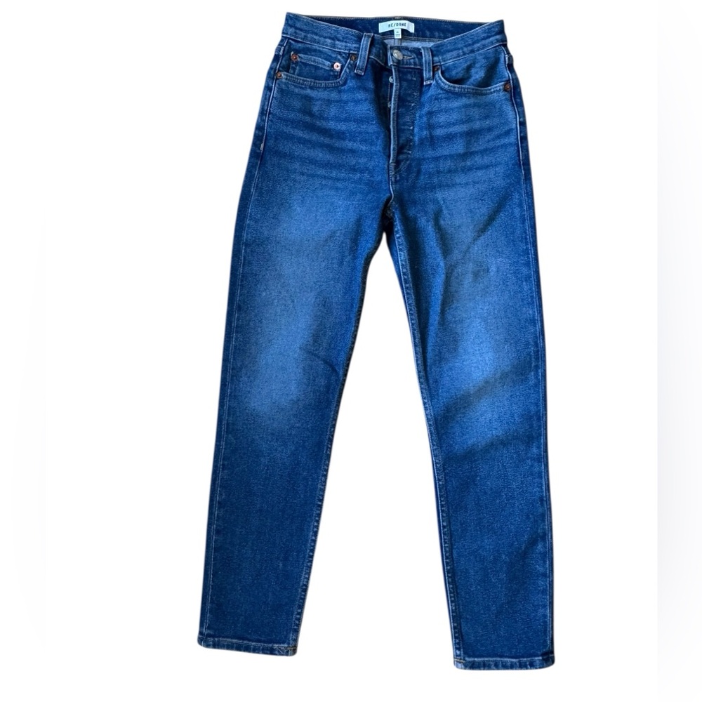 Re/Done 90s High Rise Ankle Crop Jeans 26